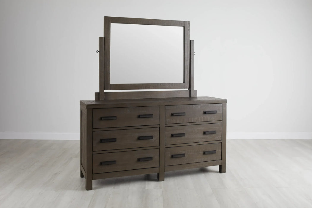 Taryn Dresser in Rustic Grey - Furniture Story