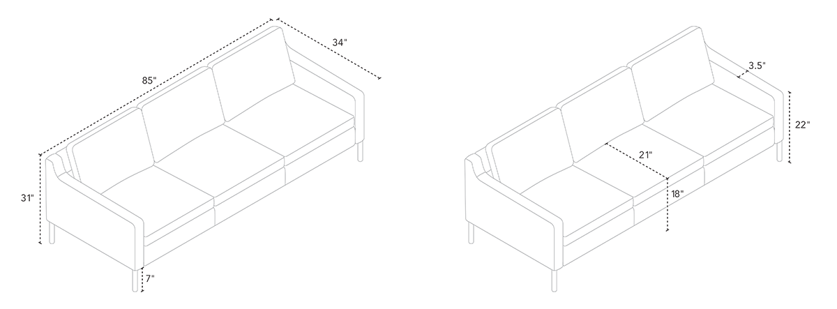 Skye Sofa - Fabric