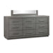 Melbourne Nine Drawer Dresser in Mineral - Furniture Story