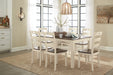 Woodanville Dining Table and Chairs (Set of 7) - Furniture Story