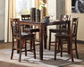 Bennox Counter Height Dining Table and Bar Stools (Set of 5) - Furniture Story