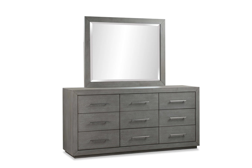 Melbourne Nine Drawer Dresser in Mineral - Furniture Story