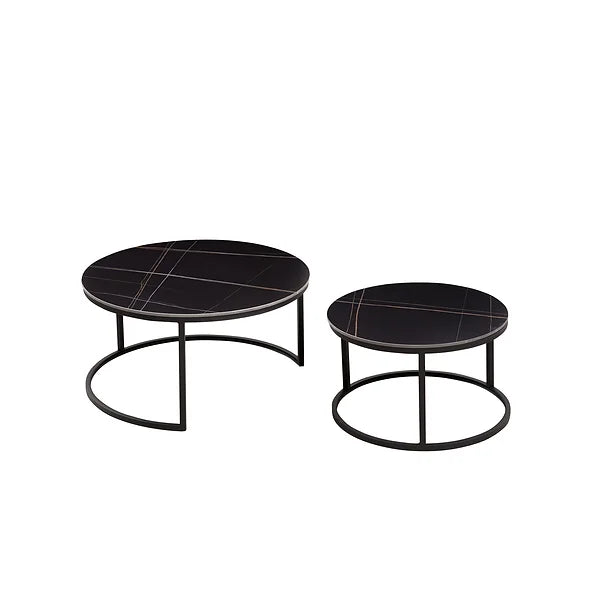 Allure - Black – Nero (2pcs set) - Furniture Story