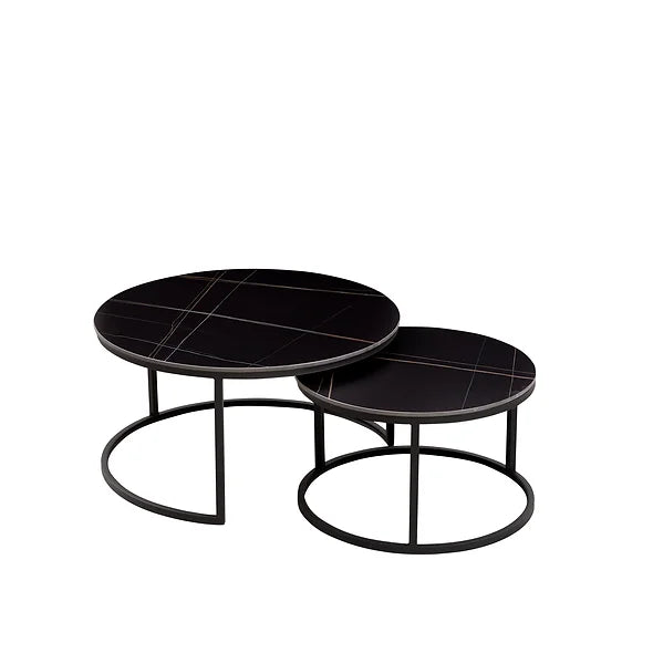 Allure - Black – Nero (2pcs set) - Furniture Story