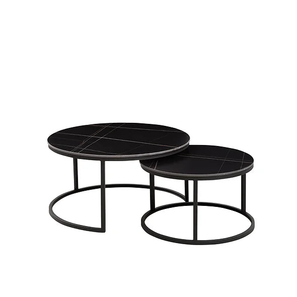 Allure - Black – Nero (2pcs set) - Furniture Story