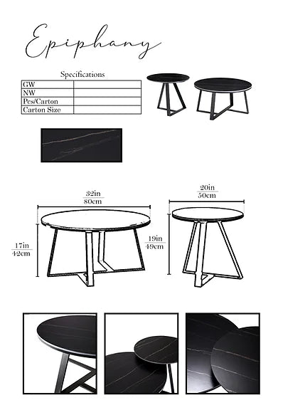 Epiphany - Nero - Furniture Story