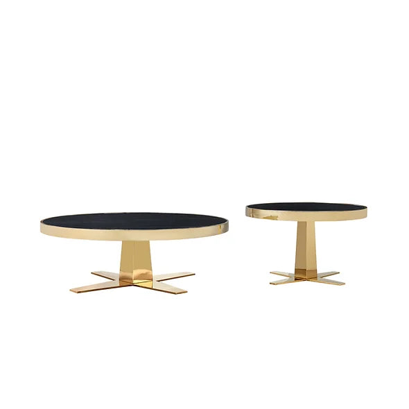 Lavelle -Gold - (2pcs set) - Furniture Story