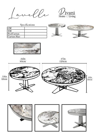 Lavelle - Silver Steel 2ST - Furniture Story