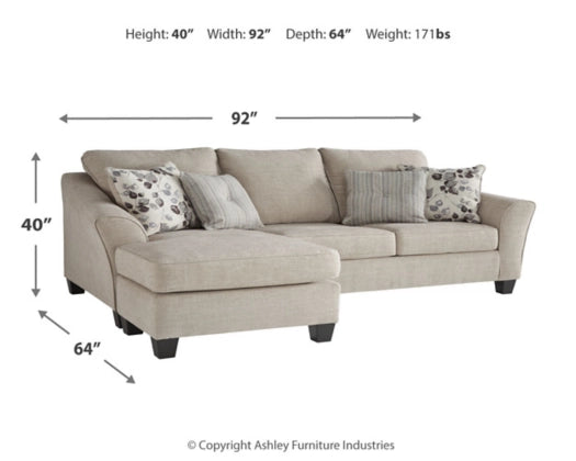 Abney Sofa Chaise - Furniture Story