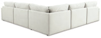 Sophie Ivory 5 Piece Corner Sectional - Furniture Story