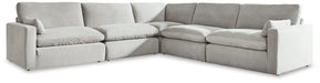 Sophie Ivory 5 Piece Corner Sectional - Furniture Story