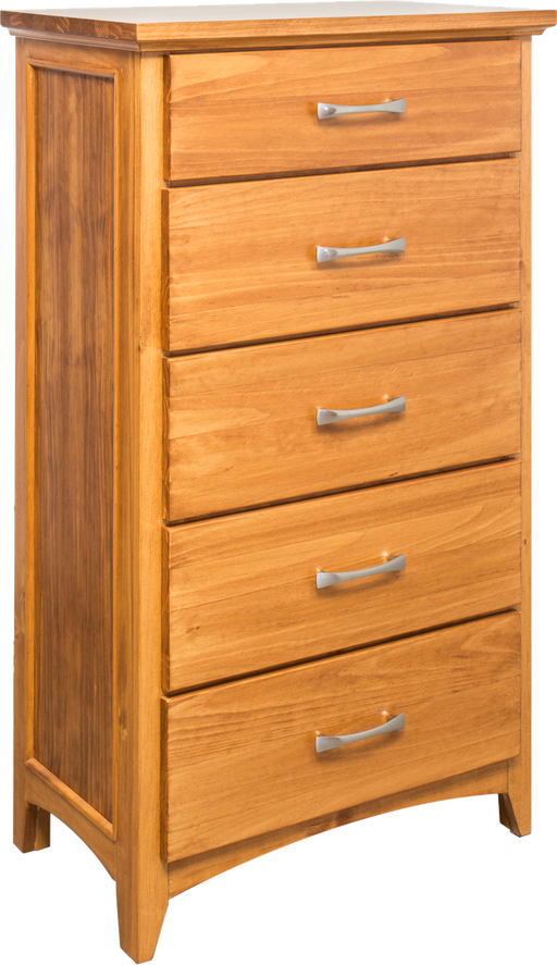 SOPHIA - Custom ALDER Wood - 5 Drawer Chest - Furniture Story