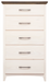 SOPHIA - Custom ALDER Wood - 5 Drawer Chest - Furniture Story