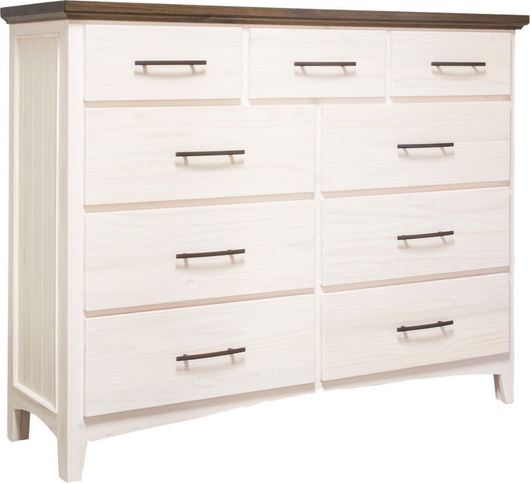 SOPHIA - Custom ALDER Wood - 9 Drawer Dresser - Furniture Story