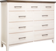 SOPHIA - Custom ALDER Wood - 9 Drawer Dresser - Furniture Story