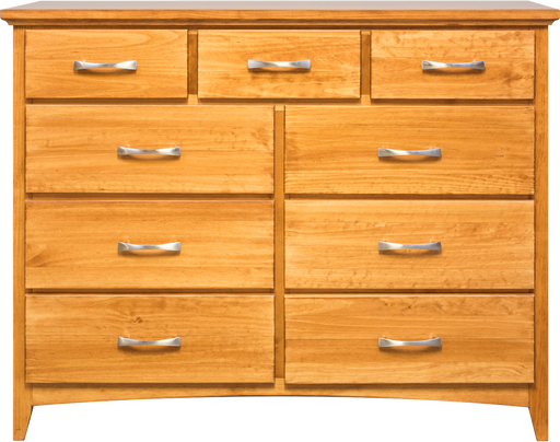 SOPHIA - Custom ALDER Wood - 9 Drawer Dresser - Furniture Story