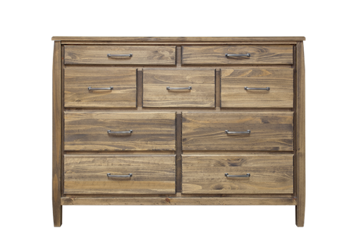 TOFINO - Custom ALDER Wood - 9 Drawer Dresser - Furniture Story