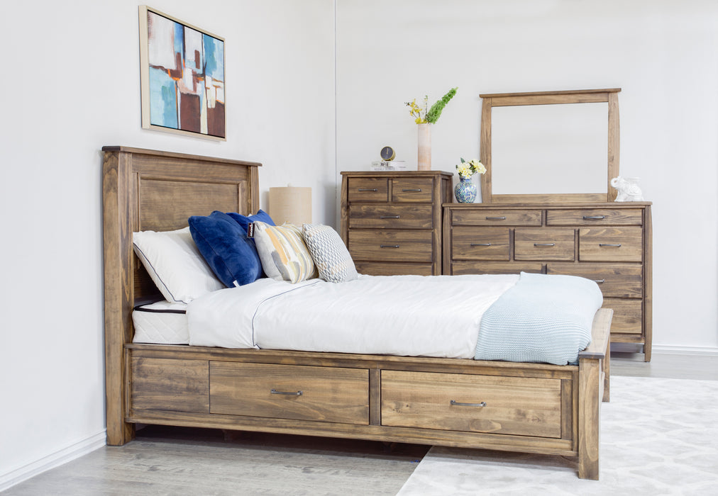 TOFINO - Custom ALDER Wood - BED - Furniture Story