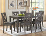 Caitbrook Dining Table and Chairs (Set of 7) - Furniture Story