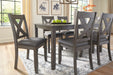 Caitbrook Dining Table and Chairs (Set of 7) - Furniture Story