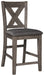 Caitbrook Counter Height Upholstered Bar Stool - Furniture Story