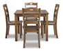 Hazelteen Dining Table and Chairs (Set of 5) - Furniture Story