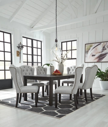 Jeanette Dining Table WITH 6 CHAIRS - Furniture Story