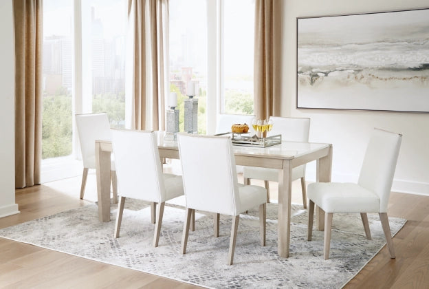 Wendora Dining Table and 6 Chairs - Furniture Story