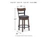 Caitbrook Counter Height Bar Stool - Furniture Story