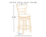 Pinnadel Counter Height Bar Stool - Furniture Story