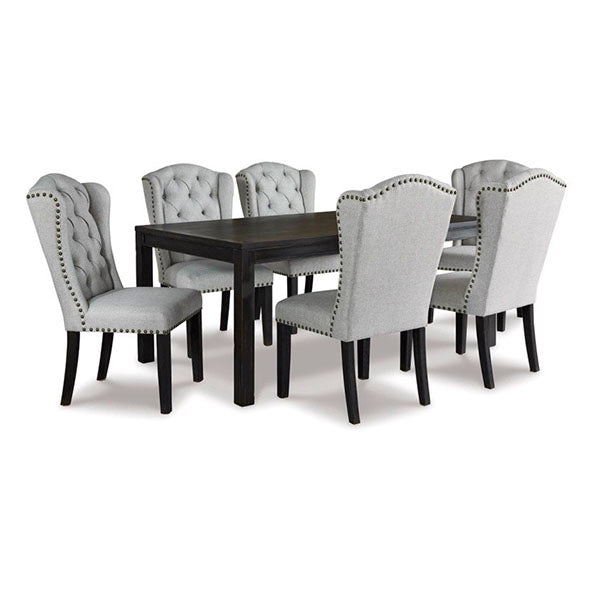 Jeanette Dining Table WITH 6 CHAIRS - Furniture Story