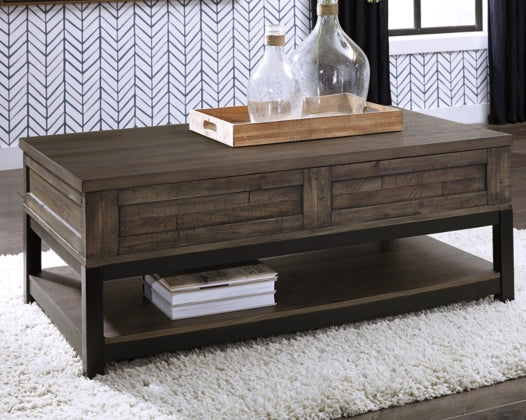 Johurst Coffee Table with Lift Top - Furniture Story