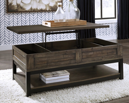 Johurst Coffee Table with Lift Top - Furniture Story