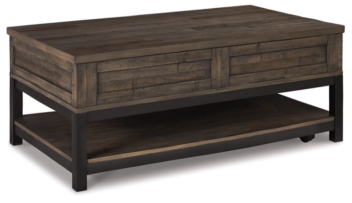 Johurst Coffee Table with Lift Top - Furniture Story