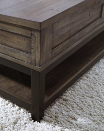 Johurst Coffee Table with Lift Top - Furniture Story