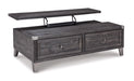 Todoe Coffee Table with Lift Top - Furniture Story