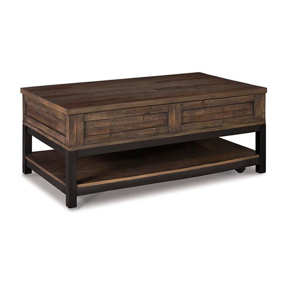 Johurst Coffee Table with Lift Top - Furniture Story