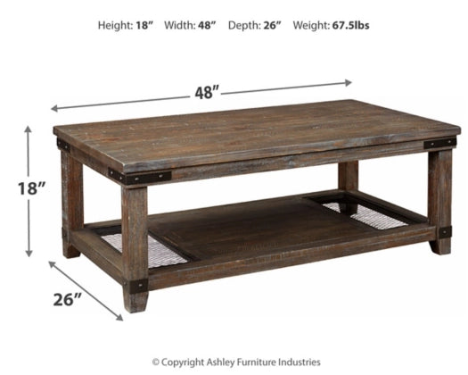 Danell Ridge Coffee Table - Furniture Story