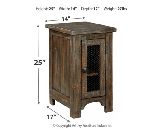 Danell Ridge Chairside End Table - Furniture Story