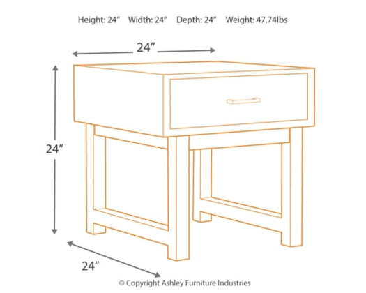 Mondoro End Table - Furniture Story