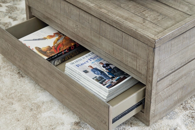 Krystanza Lift Top Coffee Table - Furniture Story